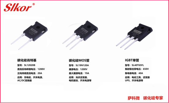 薩科微碳化硅MOS管、IGBT單管圖